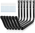 6 PCS 15 Inch Garage Hooks Heavy Duty Kayak Storage Hooks Hanger Black Kayak by Unknown