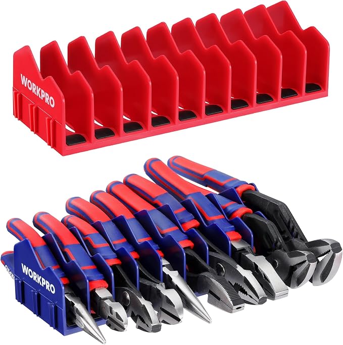WORKPRO 2-Pack Plier Organizer Rack, Pliers Holder and Cutter Organizers by WORKPRO