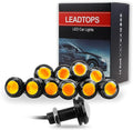 LEADTOPS 10Pcs 18mm 12V Eagle Eye LED Car Fog DRL Daytime Running Light Backup by LEADTOPS