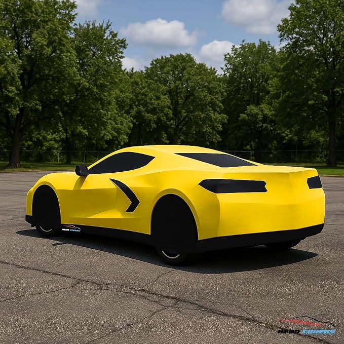 C8 Car Cover Fit for Corvette C8 Indoor and Outdoor Protection - Image 7