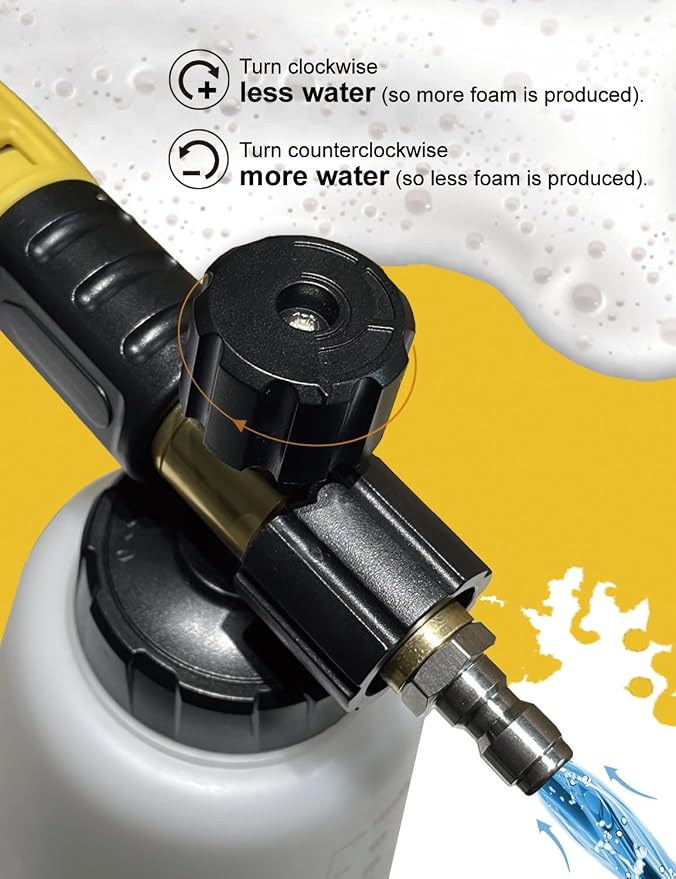 BOSEA Foam Cannon with Pressure Washer Tips and Nozzle Holder, 4000PSI Car Wash - Image 3