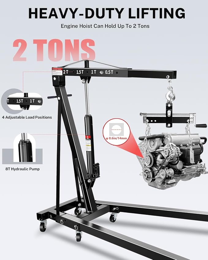 2-Ton Folding Engine Hoist - Image 5