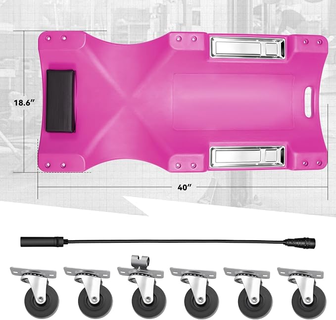 Auto Dynasty 40 Inches Mechanic Creeper, Automotive Garage Repair Low Profile - Image 5