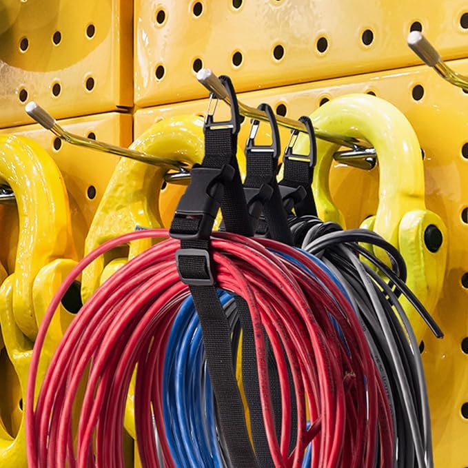 18 Pack 17 Inch Adjustable Extension Cord Holder Organizer - Image 5