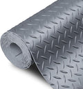 SEAL 5 x 15 Ft Premium Garage Floor Mat, Solid 2.8mm Thick Gray Commercial by SEAL