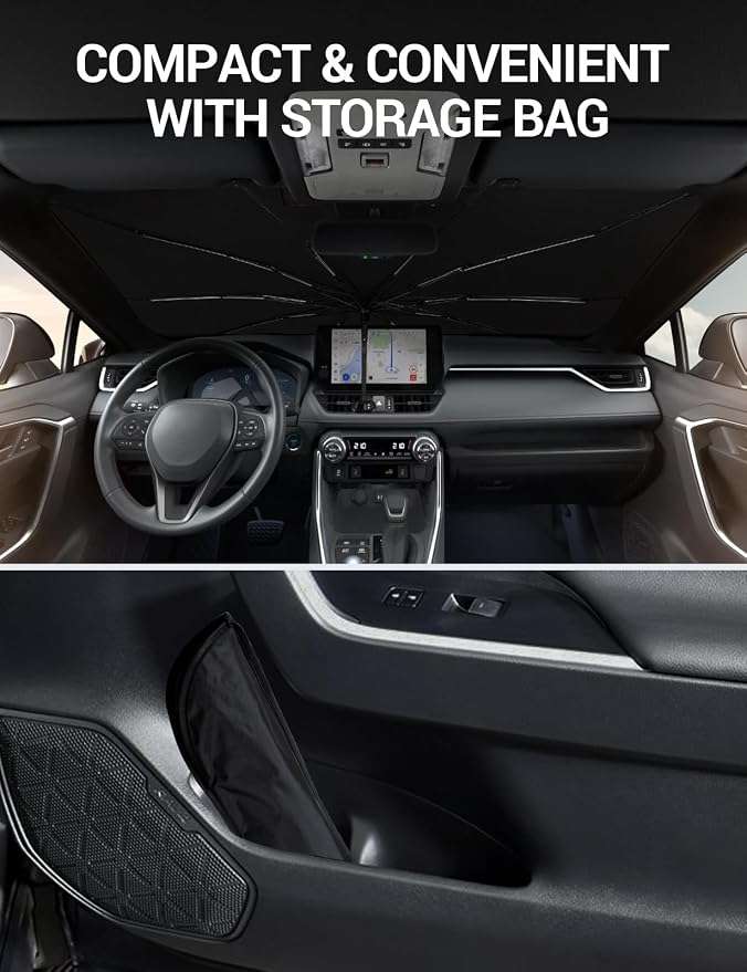 Proadsy Windshield Sun Shade Umbrella - Image 8