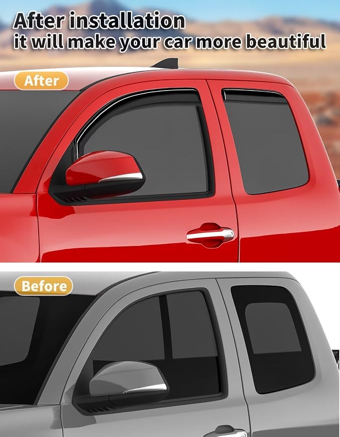 in-Channel Window Rain Guards Fit - Image 5