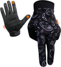 Saints of Speed Motorcycle Gloves – Knuckle Protection, Leather Palms, by SaintsofSpeed