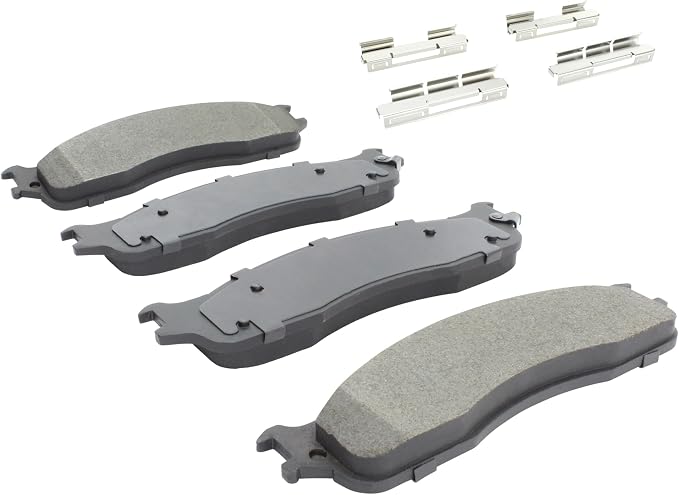 Premium Semi-Metallic Front Brake Pads Compatible - Image 2