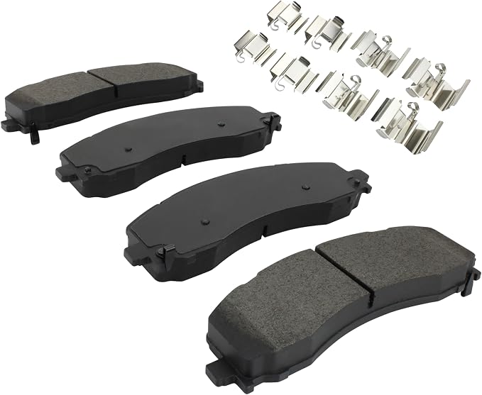Premium Semi-Metallic Rear Brake Pads Compatible - Image 2