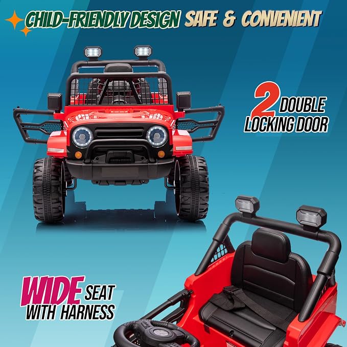 JOYMOR 12V Kids Ride on Truck - Image 5