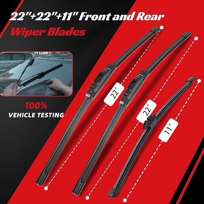 OTUAYAUTO Premium Windshield Wiper Blades - Image 2
