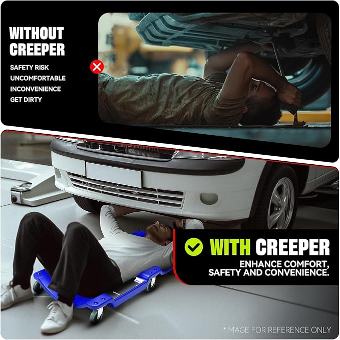 Auto Dynasty 40 Inches Mechanic Creeper, Automotive Garage Repair Low Profile - Image 6