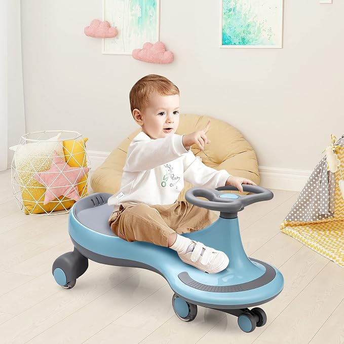 HONEY JOY Wiggle Car, 2 in 1 Swing Car - Image 7