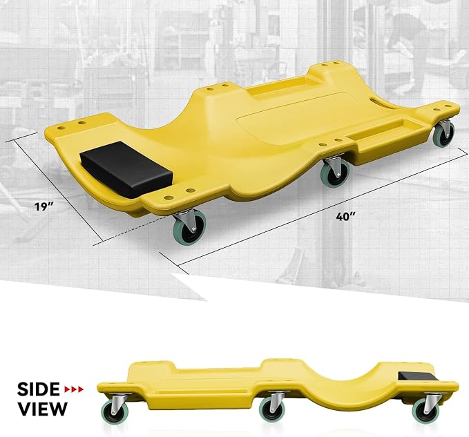 Auto Dynasty 40 Inches Mechanic Creeper, Automotive Garage Repair Low Profile - Image 7