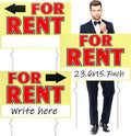 Marsui 3 Pcs Sale Sign 23.6 x 15.7 Inch Double Sided Sign by Marsui