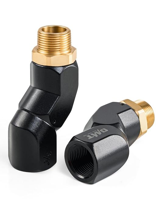 Orion Motor Tech 2pcs 3/4" NPT Fuel Hose Nozzle Swivel Kit by OrionMotorTech
