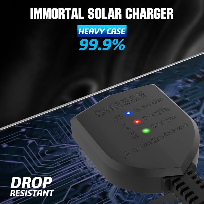 OYMSAE 30W 12V Solar Battery Charger Waterproof Solars Battery Maintainer - Image 7