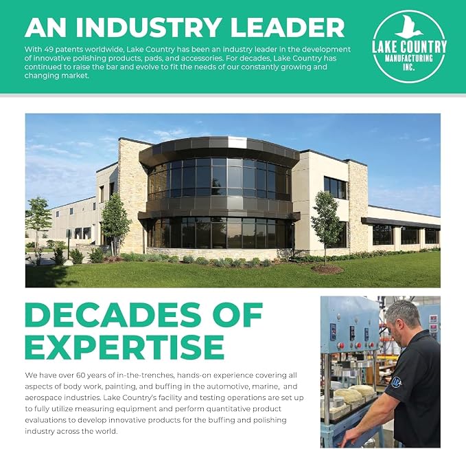 Lake Country 5.5" HDO Blue Foam Heavy Polishing Pad – Premium Heavy Duty - Image 5