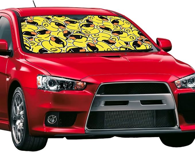 Duck Car Windshield Sunshade Front Window Sun Visor Protector Foldable Shield - Image 2