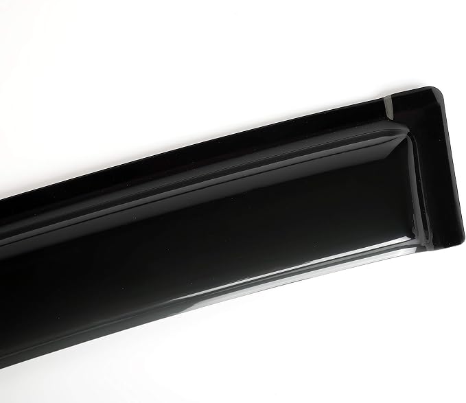 Side Window Wind Deflector, Out-Channel Tape-On Nice Rain Guards Set, Window - Image 8
