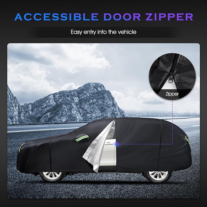 Car Cover Custom Fit for Toyota RAV4 1996-2025, Honda CRV 1997-2025, 6 Layers - Image 6