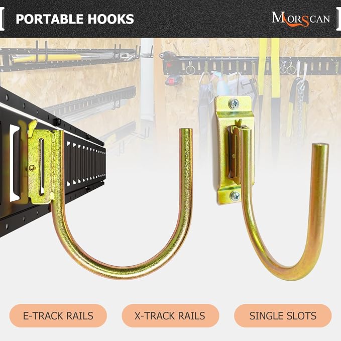 10 Pack 4" E Track J Hooks Heavy Duty Galvanized Steel E-Track Tie Down - Image 4