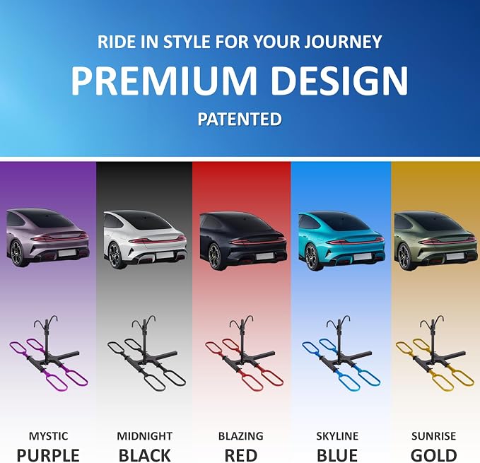 Ebike Rack for Tow Hitch, Ebike Carrier Hitch Mount 2 Bike, Electric Bike Rack - Image 5