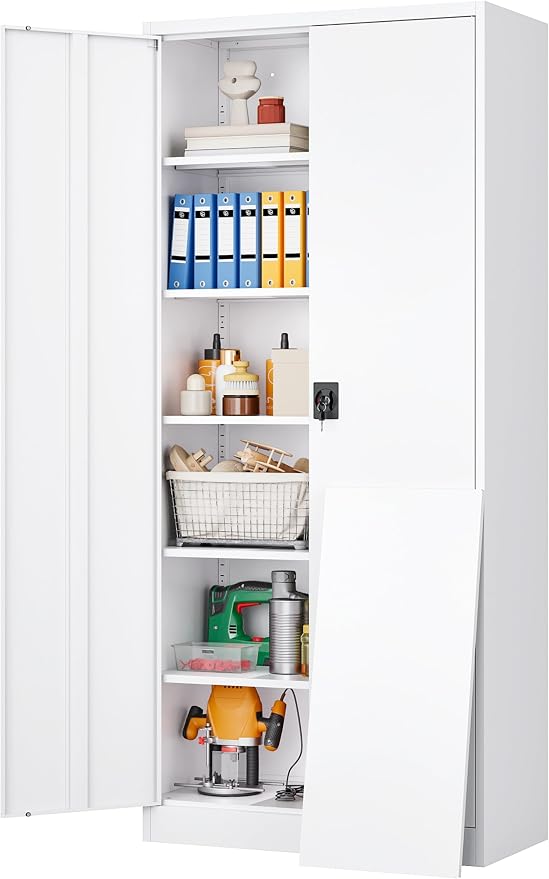 Wide & Deep Metal Storage Storage Cabinet by SISESOL