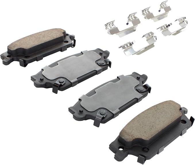 Premium Ceramic Rear Brake Pads Compatible - Image 2