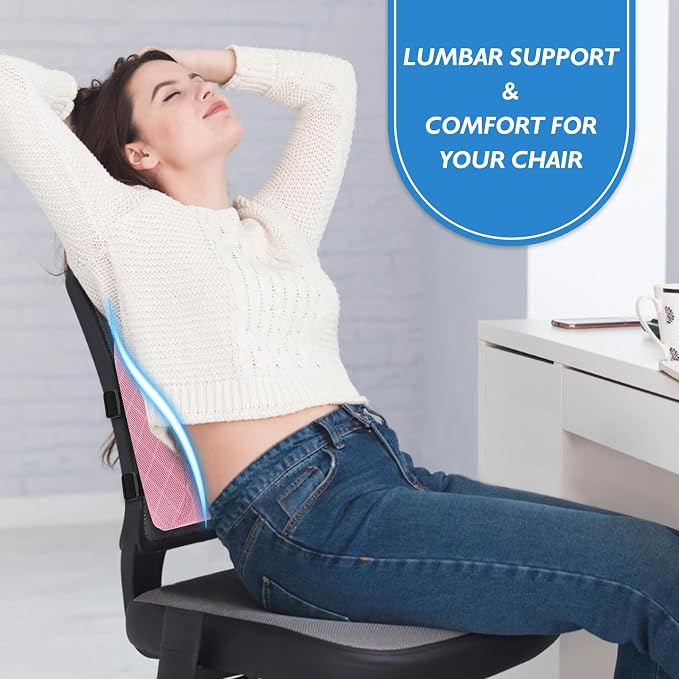 Lumbar Support Pillow for Office Chair Back Support Lumbar Pillow for Car - Image 7