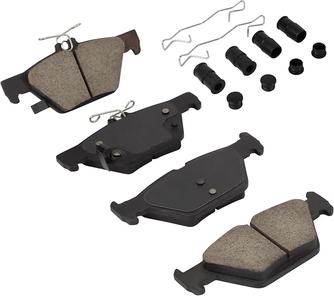 Premium Ceramic Rear Brake Pads Compatible - Image 2