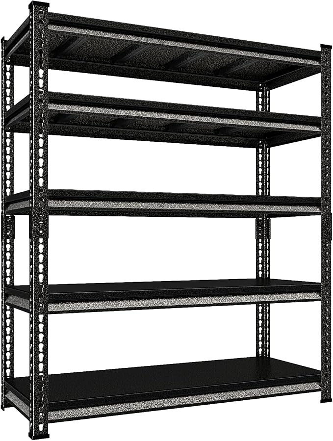 48" W Garage Shelving Heavy Duty, 3000LBS Loads Adjustable Garage Storage - Image 6