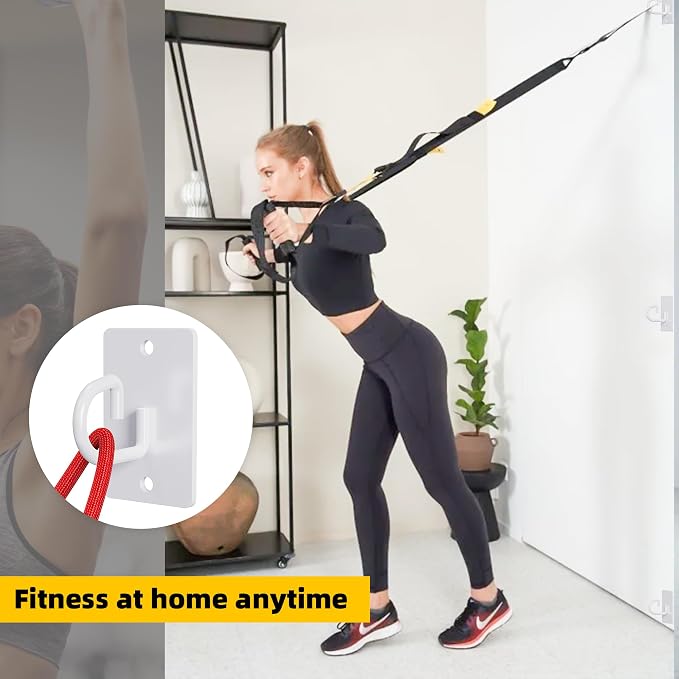 Resistance Band Wall Anchors System, Wall Mount Workout Anchors - Image 6