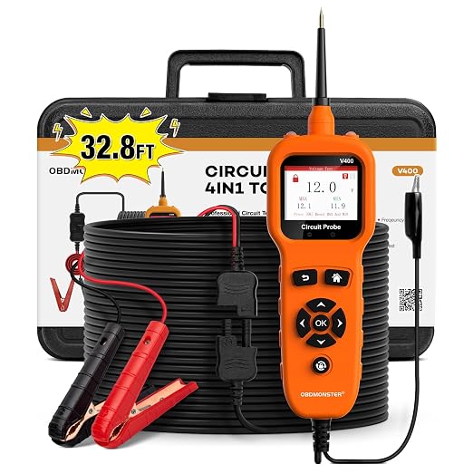 Power Circuit Probe Tool, Automotive Circuit Tester, 12-24V Electrical Short by OBDMONSTER