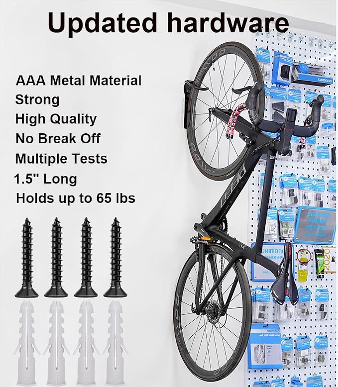 Dirza Bike Rack Garage Wall Mount Bike Hanger Bike Hooks Bike Storage Bicycle - Image 3