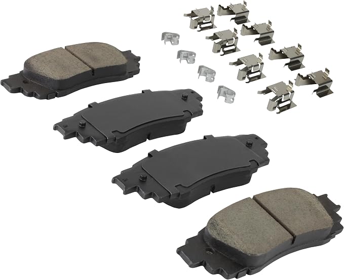 Premium Ceramic Rear Brake Pads Compatible - Image 2