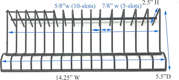 Plier Organizer Rack for Tool Box Storage, Holds Regular and Wide Handle Pliers - Image 8