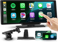 Carplay Screen for Car, 10.26 inch IPS Touch Screen Portable Wireless Car Stereo by Sellrich