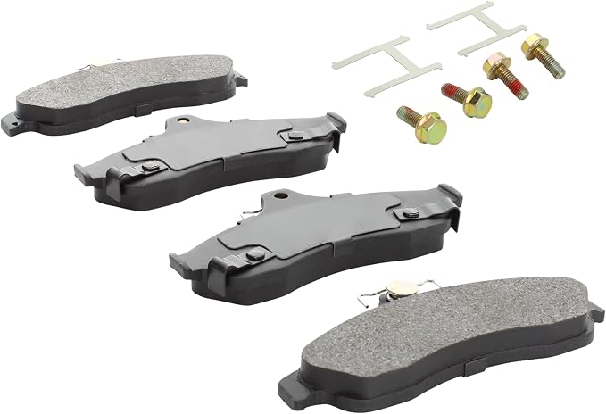 Premium Semi-Metallic Rear Brake Pads Compatible - Image 2