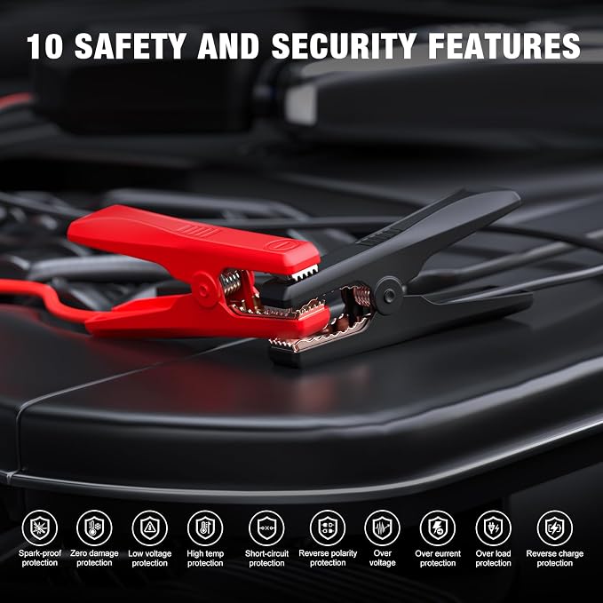 NEXPOW X7 3000A Jump Starter, Car Battery Jump Starter - Image 5