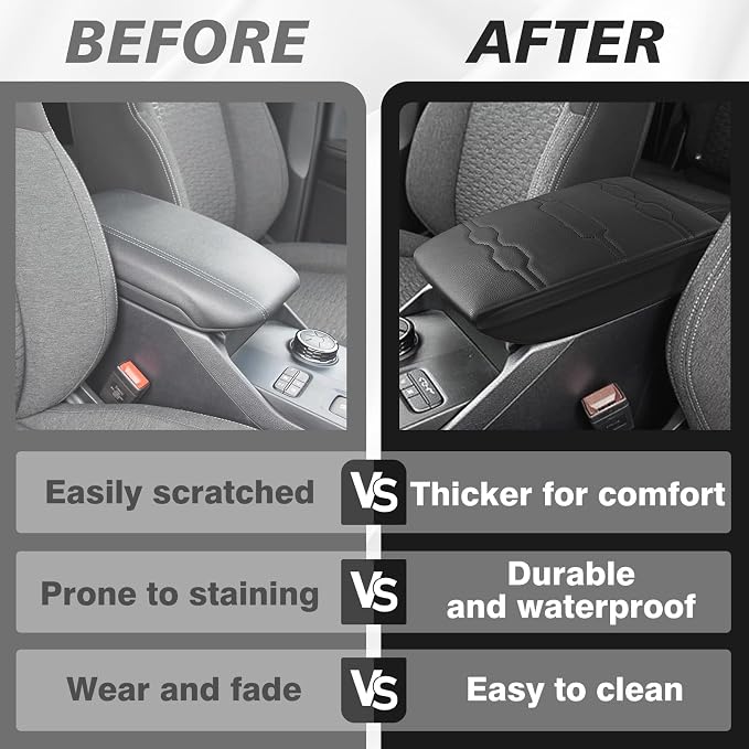 Muslogy Center Console Armrest Cover Compatible - Image 6