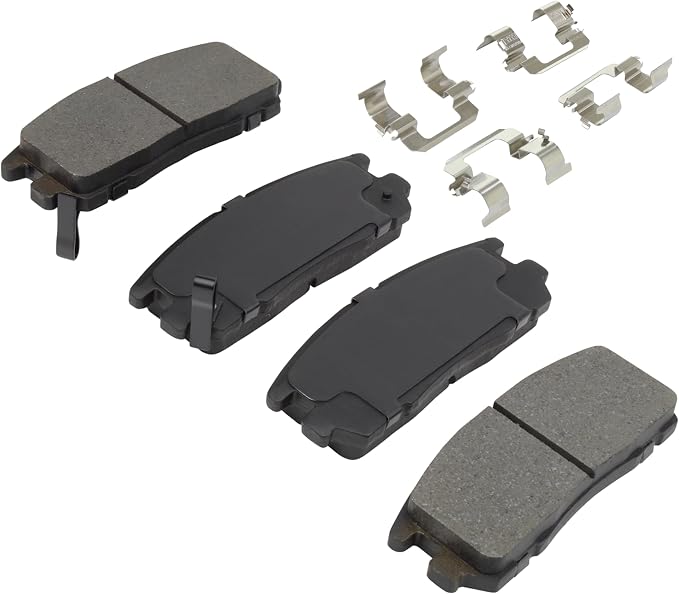 Premium Ceramic Rear Brake Pads Compatible - Image 2