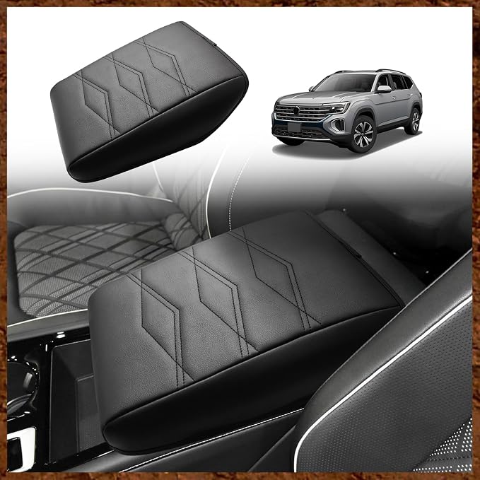 Muslogy for 2024 2025 Atlas & Cross Sport Center Console Pad Armrest Cover by Muslogy