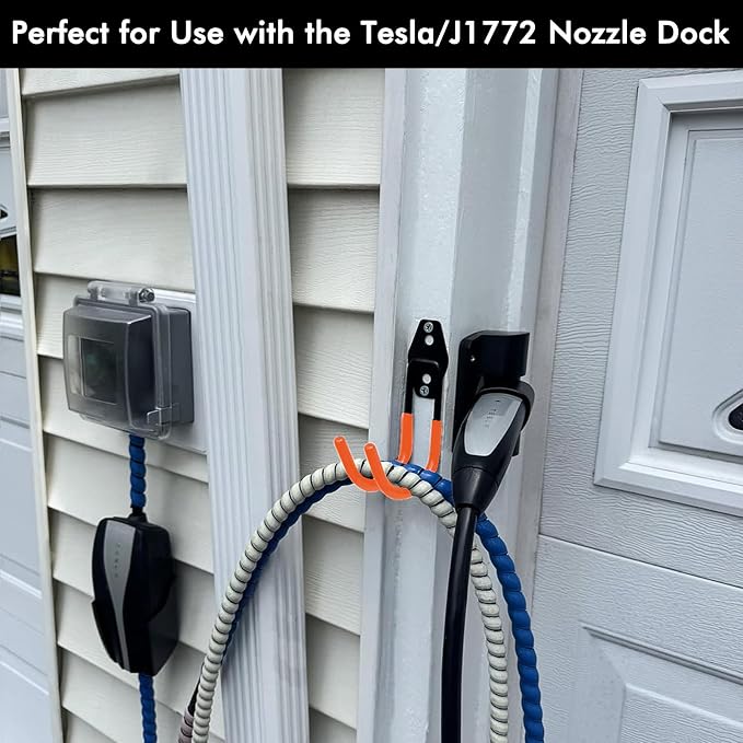 Tesla Charger Holder Wall Mount EV Charger Holder, Tesla Charging Cable - Image 2