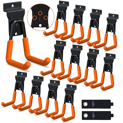 3-H Slat Wall Hooks 12 Pack 4.5 Inch, Slatwall Hooks U Shape, Slatwall by 3-H