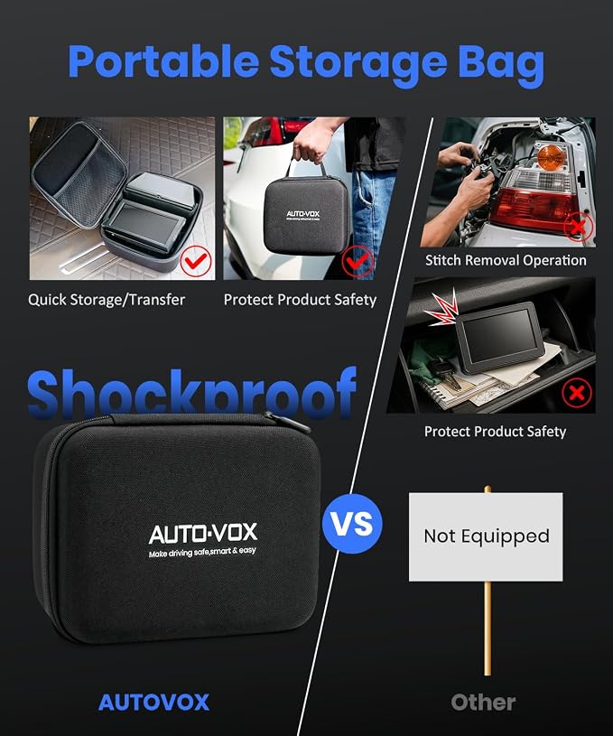 AUTO VOX Wireless Backup Camera Solar Magnetic: Portable Storage Bag Include - Image 2
