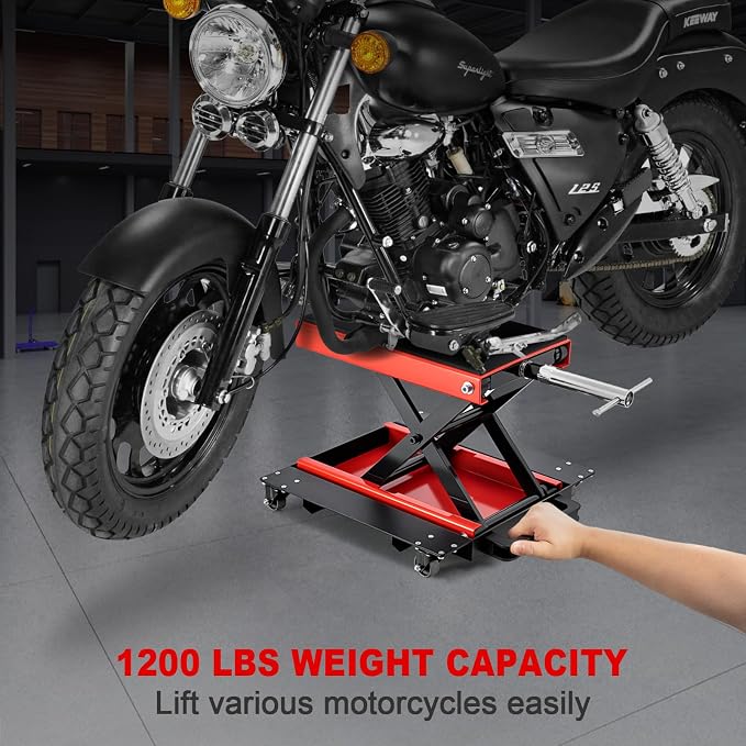 CXRCY1200 LBS Motorcycle Jack - Image 6