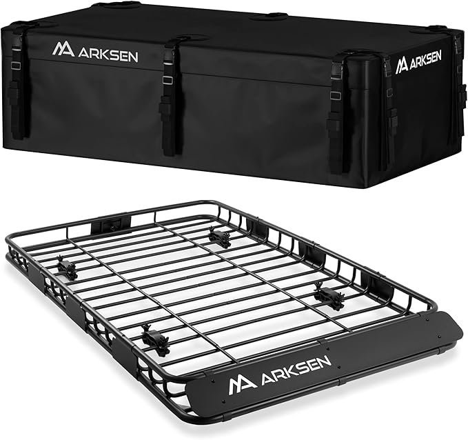 ARKSEN 64 x 39 x 4 Inch Upgrade Universal Roof Rack by ARKSEN