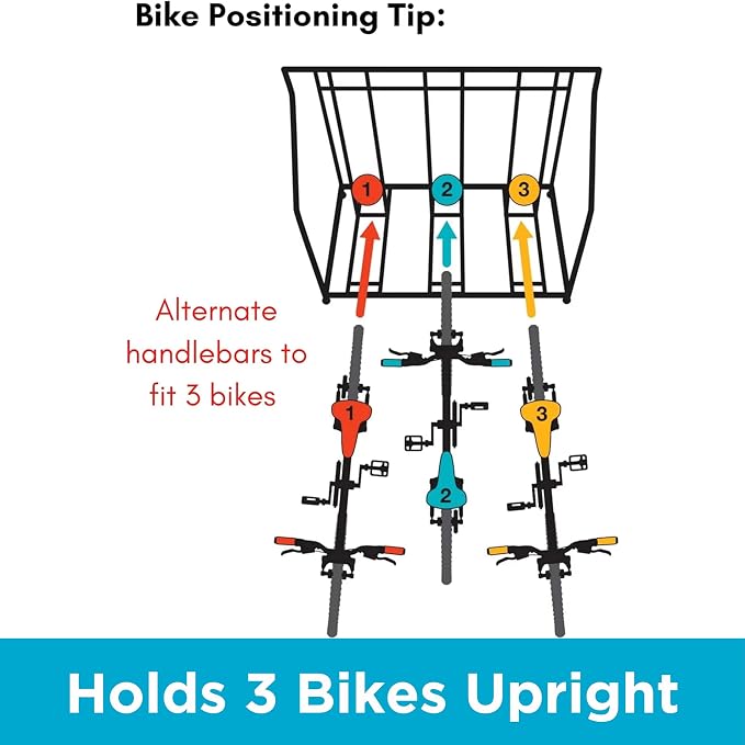 BIRDROCK HOME Bike Rack Garage Storage Floor Stand - Image 7